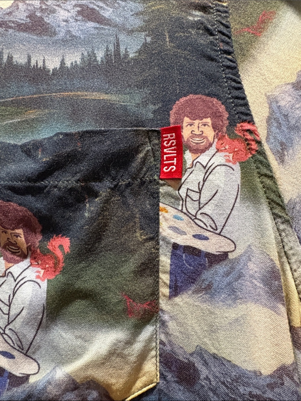 🎨 RSVLTS x Bob Ross Button Up Shirt – Medium 🎨 - Picture 10 of 10